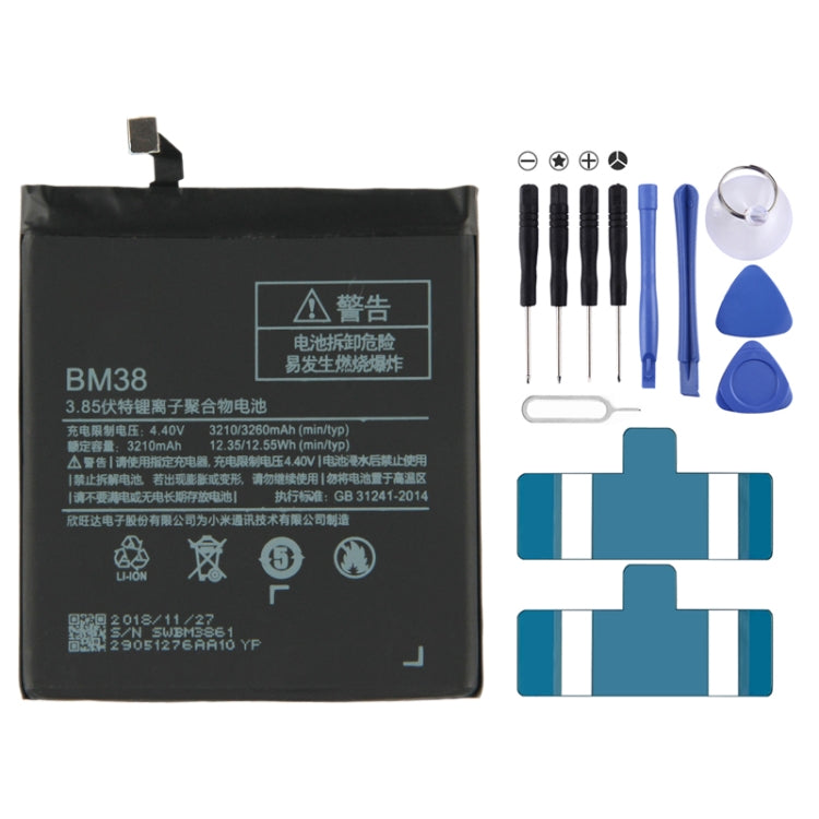 BM38 3210mAh Lithium Polymer Battery for Xiaomi Mi 4s, For Xiaomi Mi 4s