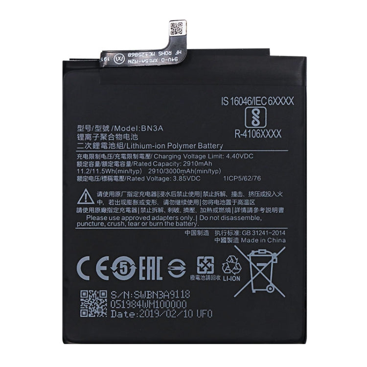 BN3A 2910mAh Lithium Polymer Battery for Xiaomi Mi Play / Redmi Go, For Xiaomi Mi Play