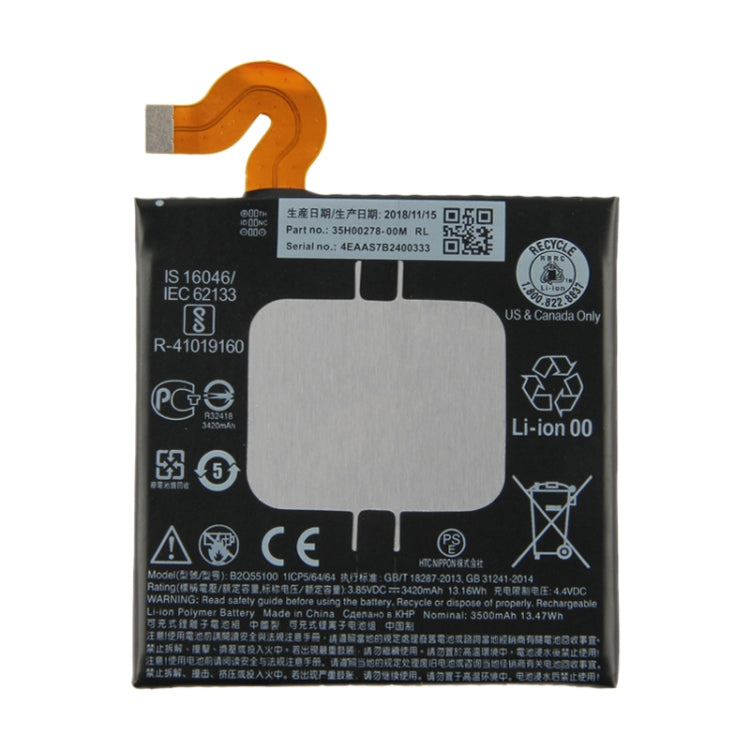 B2Q55100 Batteria ai polimeri di ioni di litio per HTC U12+ / U12 Plus, For HTC U12+