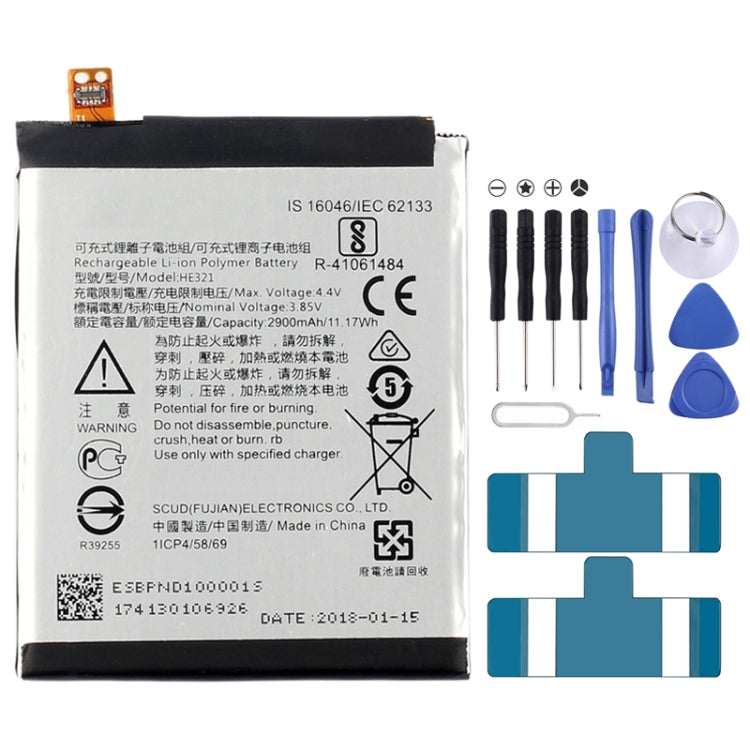 HE321 per Nokia 5 TA-1053 Batteria ai polimeri di litio160;, For Nokia 5