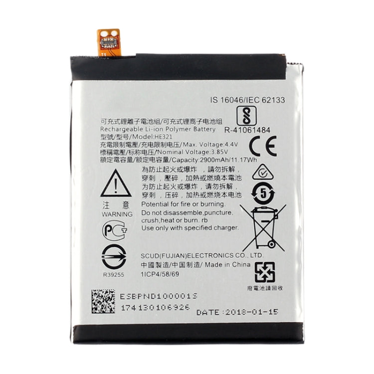 HE321 for Nokia 5 TA-1053 Lithium-Polymer Battery160;, For Nokia 5