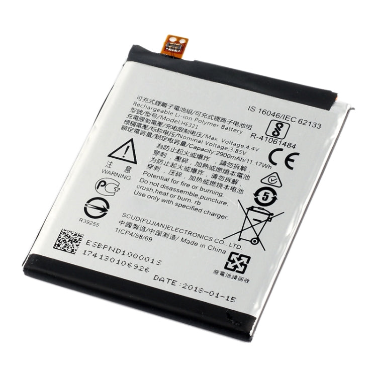 HE321 for Nokia 5 TA-1053 Lithium-Polymer Battery160;, For Nokia 5