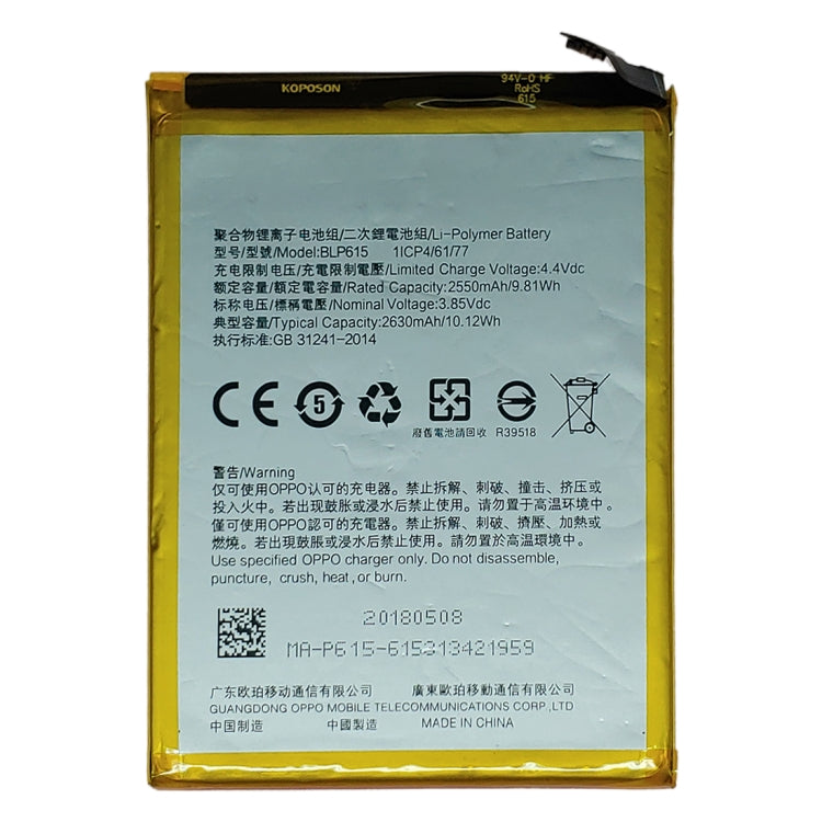 BLP601 per batteria ai polimeri di litio OPPO A37, For OPPO A37