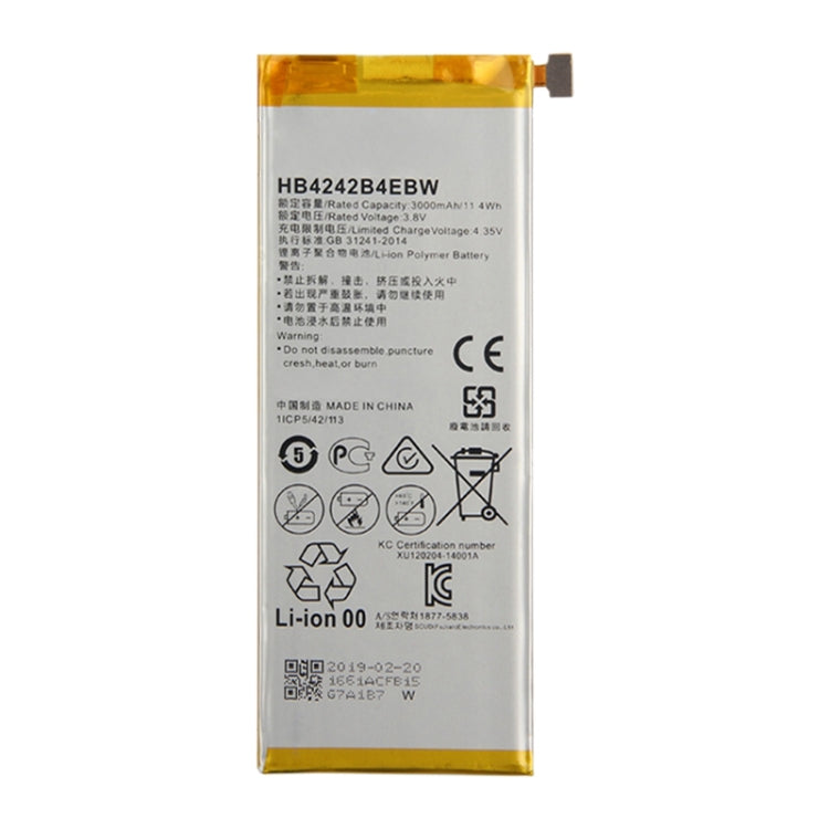 Batteria ai polimeri di litio HB4242B4EBW per Huawei Honor 6 / Honor 4X, For Honor 6