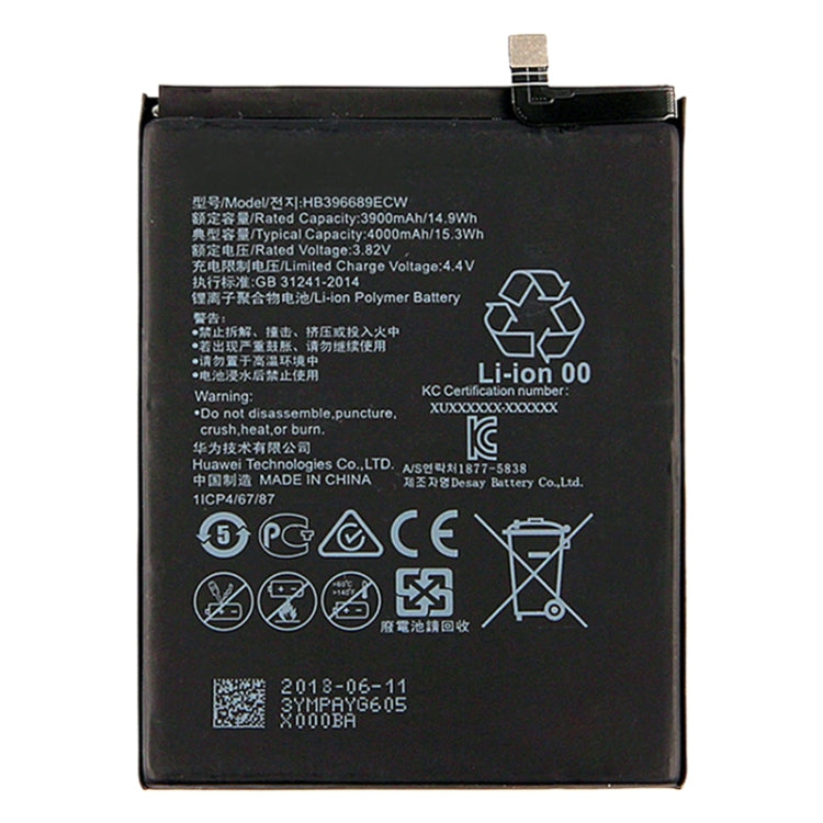 HB396689ECW Lithium-ion Polymer Battery for Huawei Mate 9 / Mate 9 Pro / Honor 8C / Y9 (2018), For Mate 9 Pro