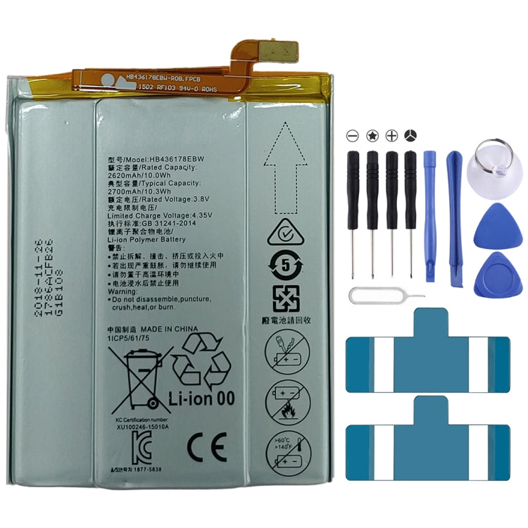 Batteria ai polimeri di litio HB436178EBW per Huawei Mate S CRR-CL00 CRR-UL00, For Mate S