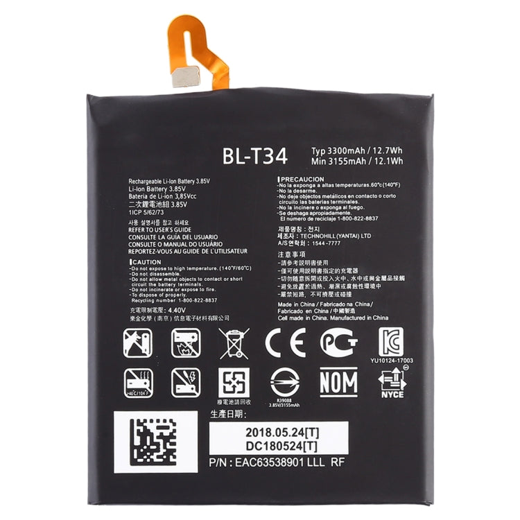 Batteria ai polimeri di litio LG V30 BL-T34 da 3300 mAh, V30