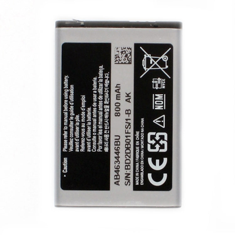 Batteria ricaricabile agli ioni di litio da 800 mAh per Galaxy C3300K / X208 / B189 / B309 / GT-C3520 / E1228 / GT-E2530, For C3300K