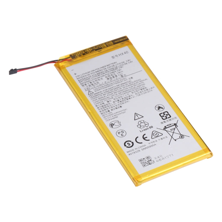 Per Motorola Moto X4 XT1900-4/XT1900-5/XT1900-6/XT1900-7 Batteria sostitutiva agli ioni di litio da 3000 mAh HX40, For Motorola Moto X4