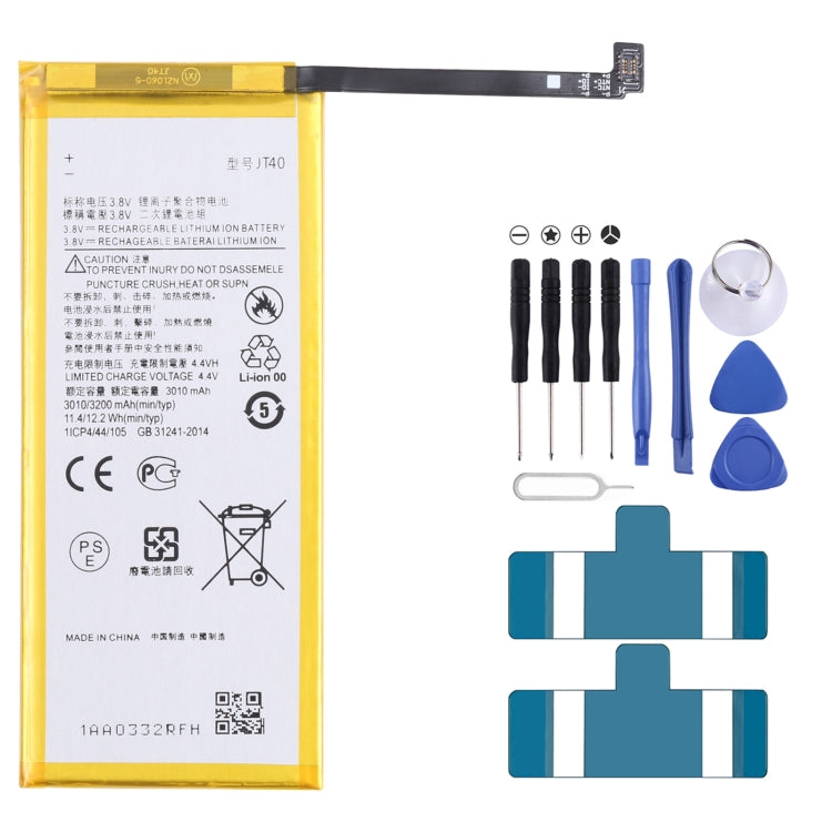 Per Motorola Moto G6 Plus 3200mAh Batteria sostitutiva agli ioni di litio JT40, For Motorola Moto G6 Plus