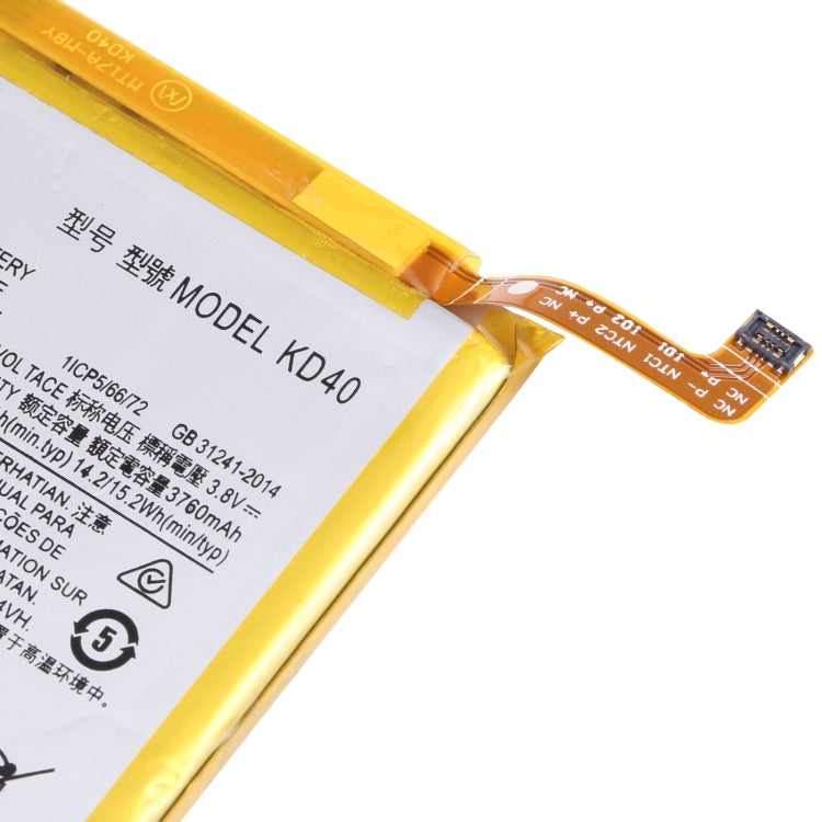 For Motorola Moto G8 Plus XT201/XT2019-2 4000mAh Replacement Lithium Polymer Battery KD40, For Motorola Moto G8 Plus