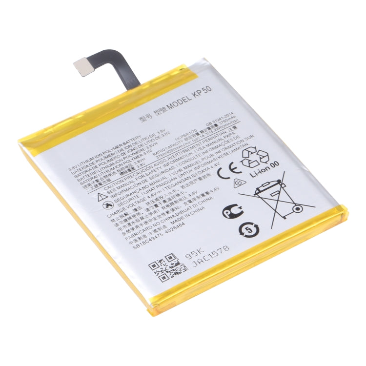 For Motorola One Zoom / One Pro 4000mAh Replacement Lithium Polymer Battery KP50, For Motorola One Zoom