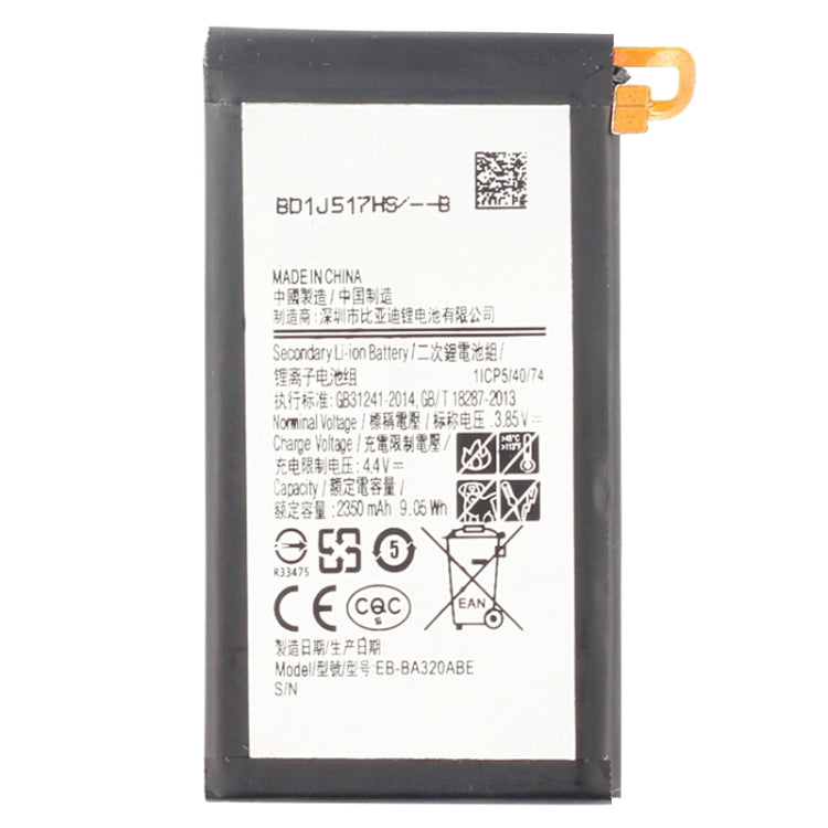 Batteria ai polimeri di litio da 2350 mAh EB-BA320ABE per Samsung Galaxy A3 (2017) / A320AA320F, For Galaxy A3 (2017)