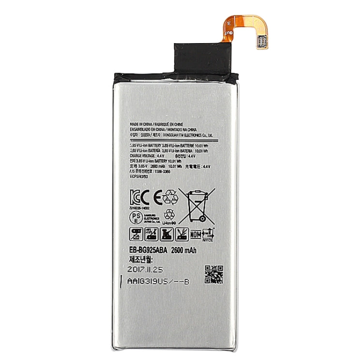 2600mAh Lithium Polymer Battery for Samsung Galaxy S6 edge / G925K / G925S / G925FQ / G925F / G925L / G925V / G925A, For Galaxy S6 Edge