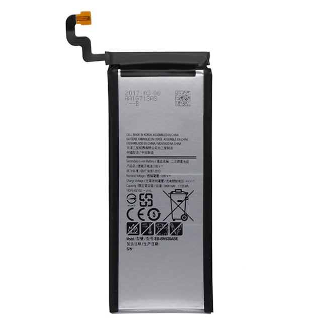 Batteria ai polimeri di litio da 3000 mAh EB-BN920ABE per Samsung Galaxy Note 5 / N9200 / N920t / N920c, For Galaxy Note 5