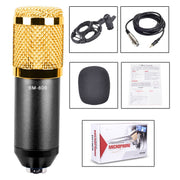 Microfono a condensatore BM800 con supporto e cavo