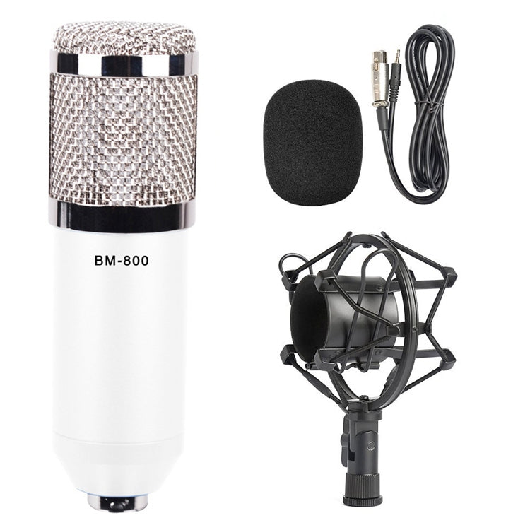 Microfono condensatore BM800 con supporto e cavo
