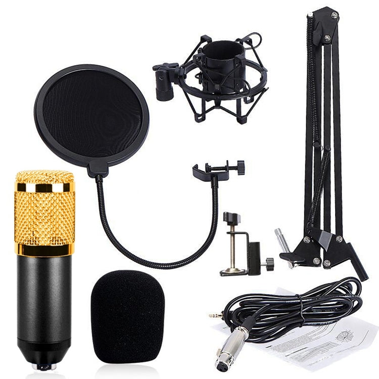 K-Song Network BM-800 Dedicated High-End Metal Shock Mount Microphone Set, BM800 Kit Black, BM800 Kit Pink, BM800 Kit Blue, BM800 Kit White