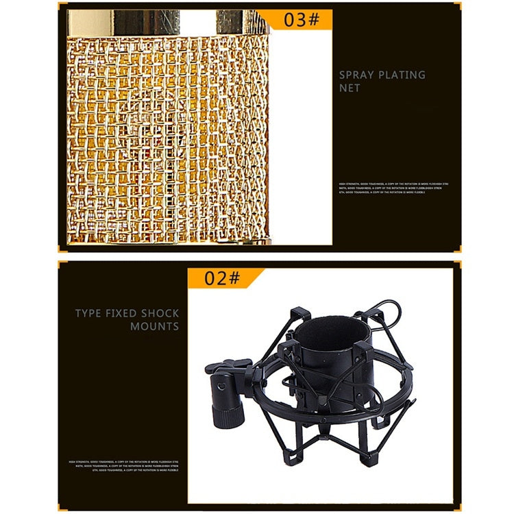 Set microfono BM-800 con supporto antiurto e accessori