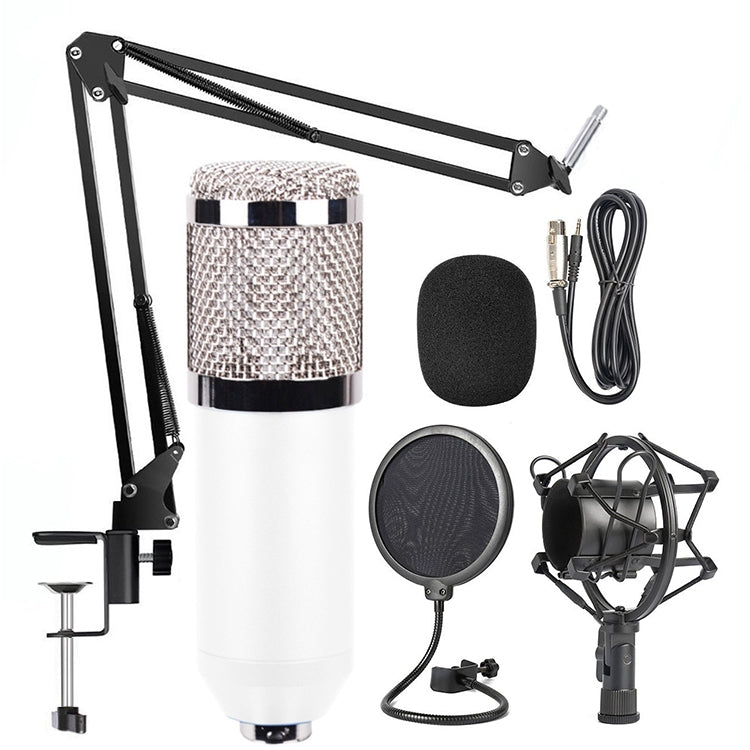 K-Song Network BM-800 Dedicated High-End Metal Shock Mount Microphone Set, BM800 Kit Black, BM800 Kit Pink, BM800 Kit Blue, BM800 Kit White