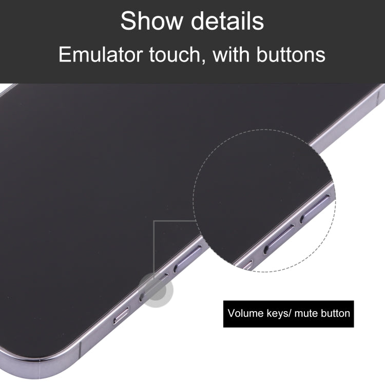 Per iPhone 13 Pro Max Modello di display fittizio falso con schermo nero non funzionante, For iPhone 13 Pro Max Black Screen