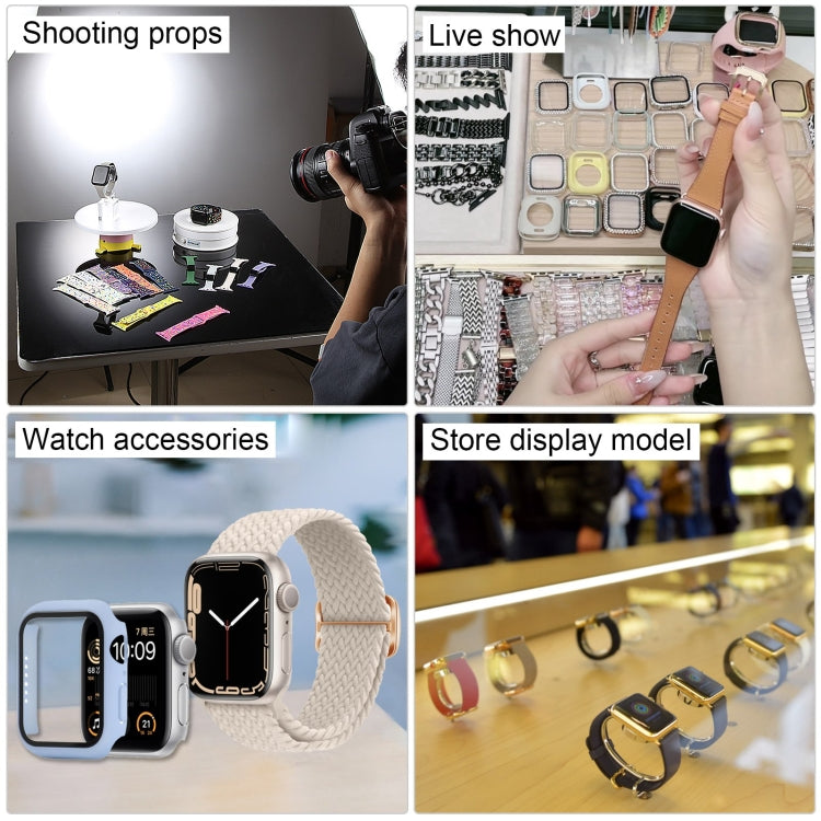 Per Apple Watch Series 6 Modello di display fittizio falso non funzionante con schermo nero da 40 mm, per fotografare cinturino dell'orologio, senza cinturino, For Apple Watch Series 6 40mm Black Screen No Watchband                                     ...