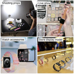 Per Apple Watch SE 2022 Modello di visualizzazione fittizio falso non funzionante con schermo nero da 44 mm, per fotografare cinturino dell'orologio, senza cinturino, 44mm Black Screen, No Watchband, Watch SE 2022 44mm Black Screen, No Watchband