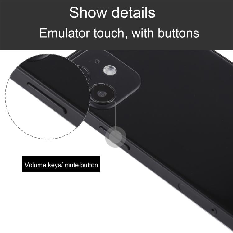 Modello di display fittizio falso con schermo nero non funzionante per iPhone 12 mini (5,4 pollici), versione leggera, For iPhone 12 mini Black Screen Light Version