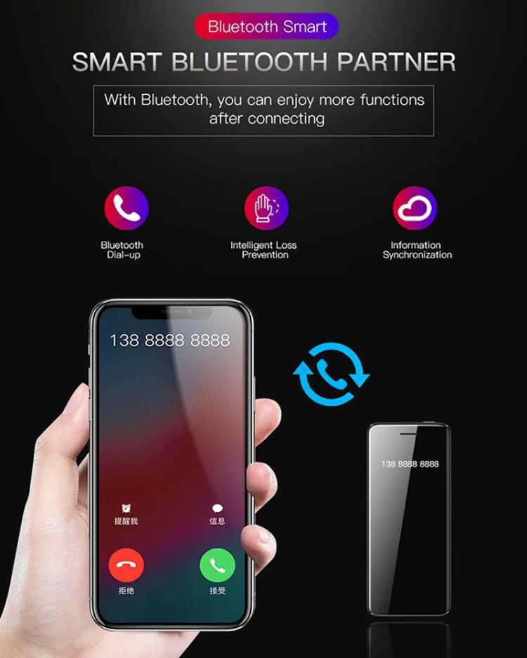 Telefono con touch screen 2,4 pollici MTK6261D Bluetooth FM GSM