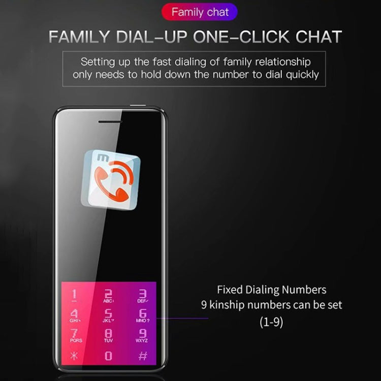 Telefono con touch screen 2,4 pollici MTK6261D Bluetooth FM GSM