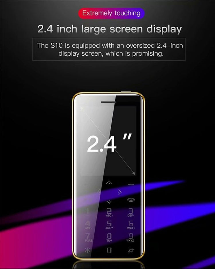 Telefono con touch screen 2,4 pollici MTK6261D Bluetooth FM GSM