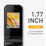 Telefono cellulare 1,77" SC6531E Bluetooth FM GSM doppia SIM
