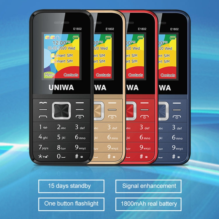 Telefono cellulare 2G con batteria 1800 mAh e doppia SIM