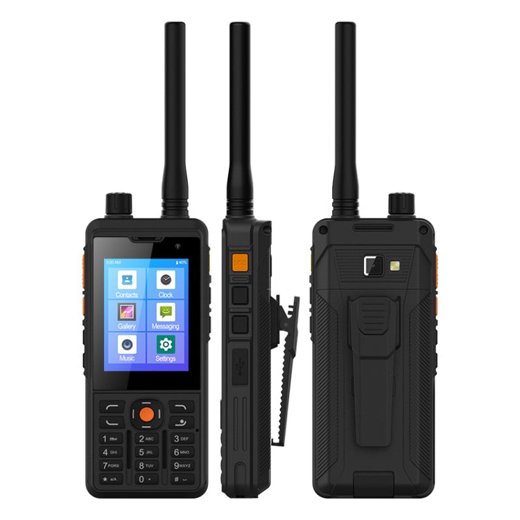 IP65 Impermeabile Antipolvere Antiurto, Batteria da 5300 mAh, Android 9.0 MTK6739 Quad Core da 2,8 pollici fino a 1,3 GHz, Rete: 4G, PTT, Analog, 1GB+8GB