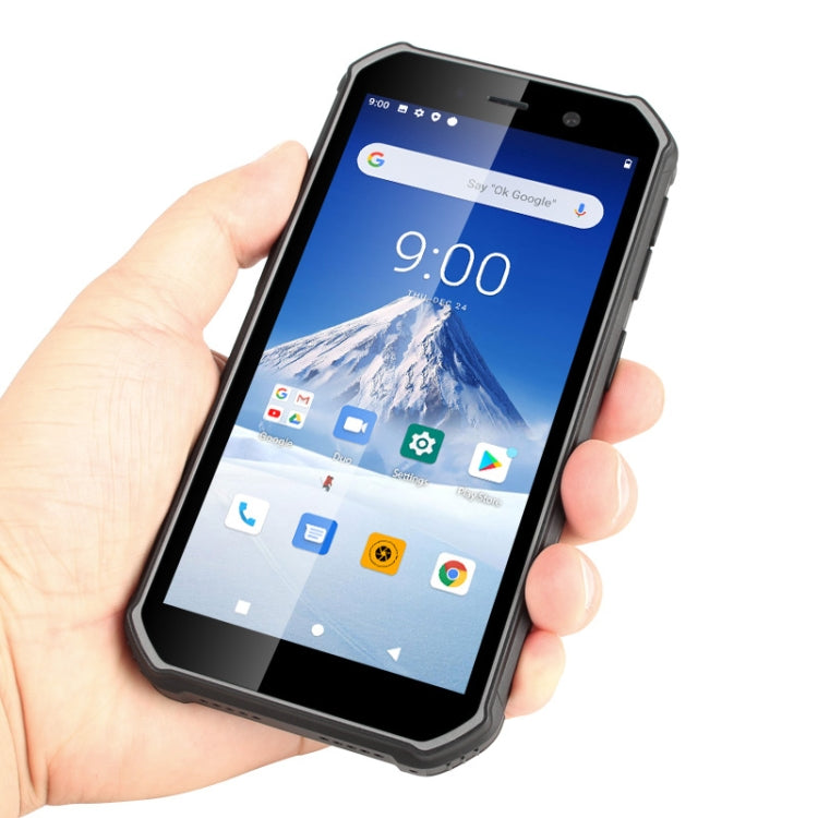 IP68 Impermeabile Antipolvere Antiurto, 5,5 pollici Android 10.0 MTK6739 Quad Core fino a 1,25 GHz, Rete: 4G, NFC, OTG