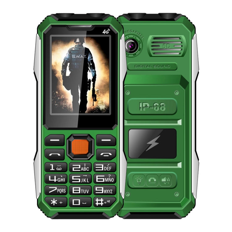 Telefono 2G impermeabile con batteria 6800mAh e Bluetooth