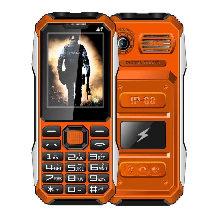 Telefono 4G impermeabile con batteria 6800mAh e torcia LED
