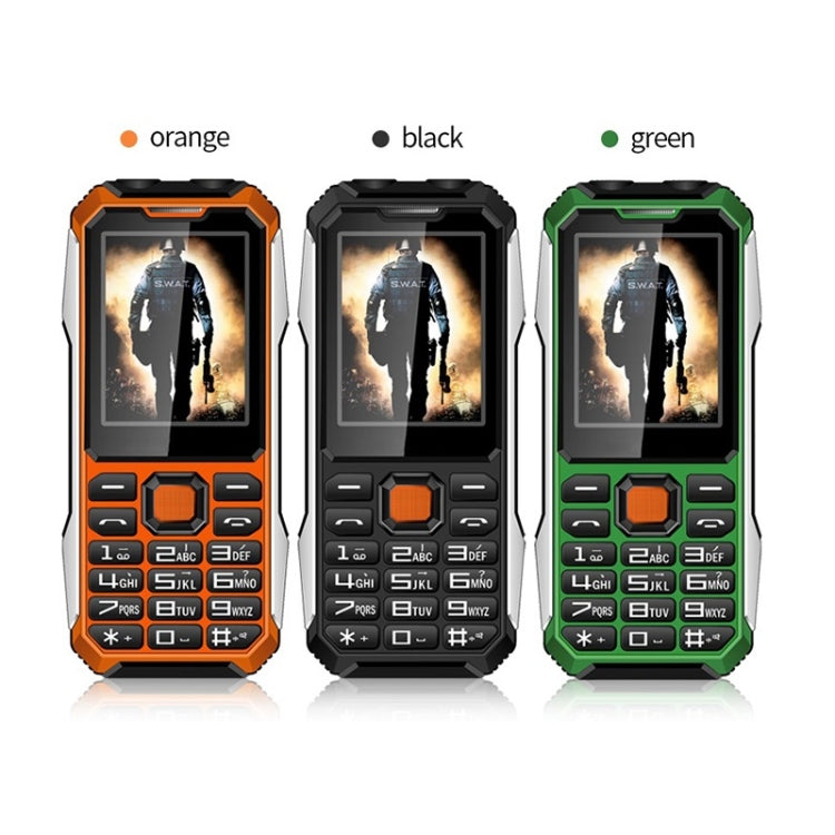 Telefono 4G impermeabile con batteria 6800mAh e torcia LED