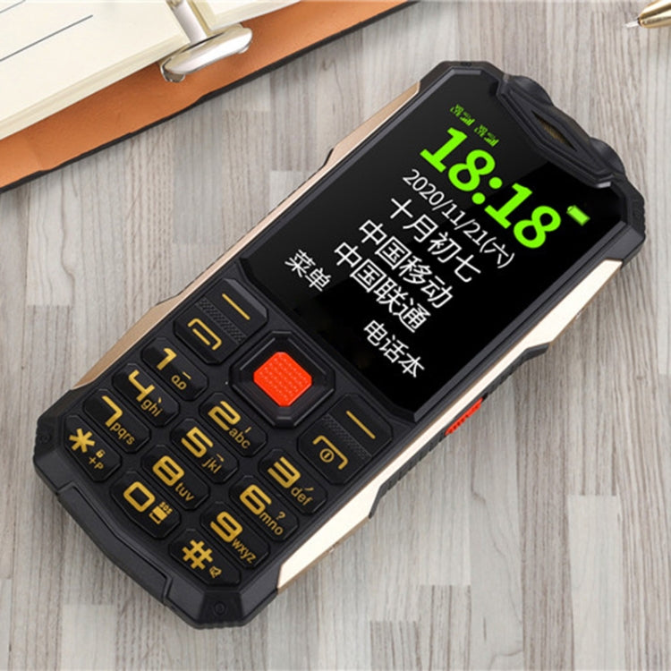 Telefono 2G impermeabile con batteria 4800mAh e Bluetooth