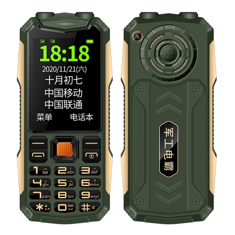 Telefono 2G impermeabile con batteria 4800mAh e Bluetooth