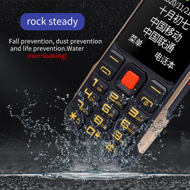 Telefono 2G impermeabile con batteria 4800mAh e Bluetooth