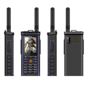 Impermeabile Antiurto Antipolvere, Batteria 2400mAh, 2,2 pollici, 21 Tasti, Torcia LED, FM, Quad SIM, con Antenna