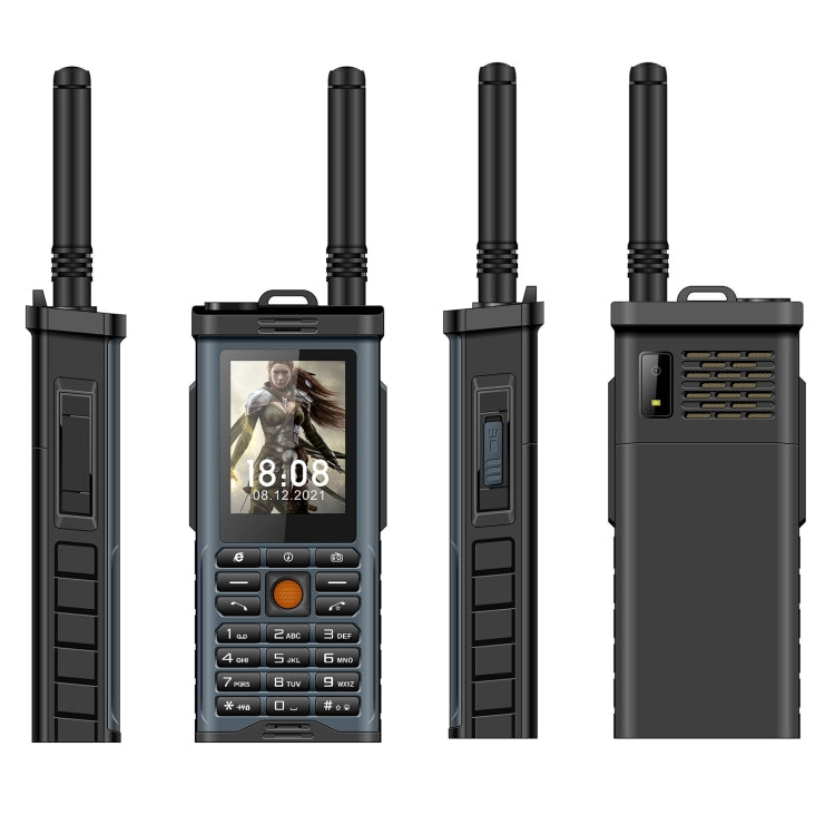 Telefono impermeabile Quad SIM con torcia LED e radio FM