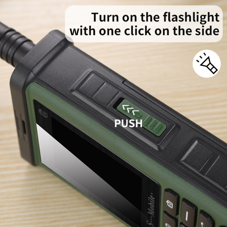 Telefono impermeabile Quad SIM con torcia LED e radio FM