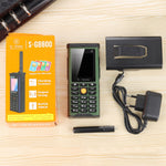 Telefono impermeabile Quad SIM con torcia LED e radio FM