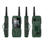 Impermeabile Antiurto Antipolvere, Batteria 2400mAh, 2.2.pollici, 21 tasti, torcia LED, FM, Quad SIM, con antenna