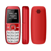 0,66 pollici, MT6261D, 21 tasti, Bluetooth, musica MP3, doppia SIM, Rete: 2G
