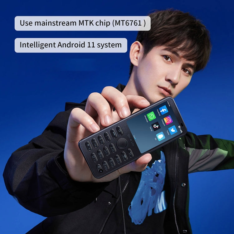2,8 pollici, Android 11 MTK6761 Quad-core fino a 2,0 GHz, 21 tasti, Rete: 4G, 4GB+64GB