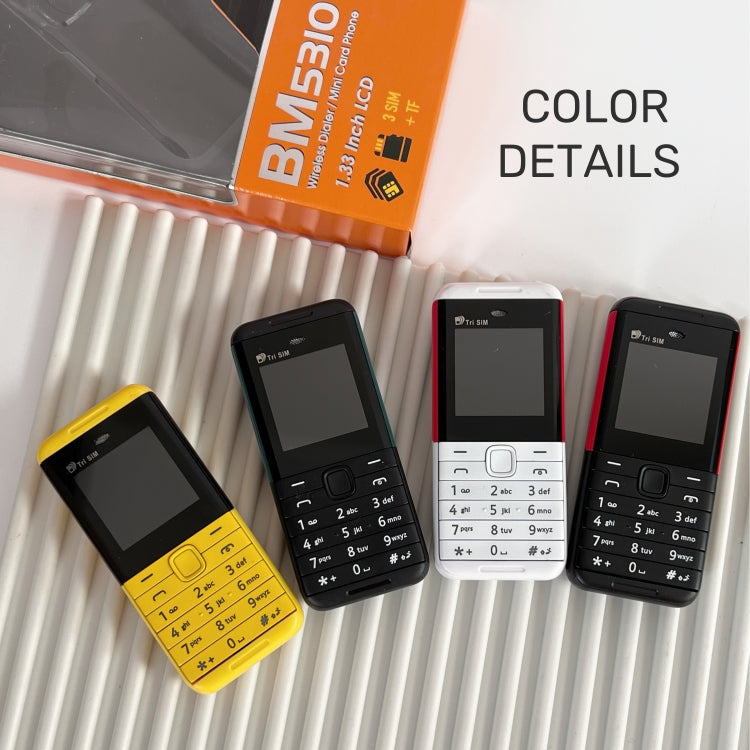 Telefono GSM 1,33" MTK6261D Bluetooth FM tripla SIM