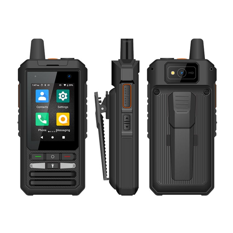 Impermeabile Antipolvere Antiurto, Batteria 5300mAh, Android 10 Spreadtrum SL8541E Quad Core da 2,4 pollici fino a 1,4GHz, Rete: 4G, Doppia SIM, PoC, SOS, F80S